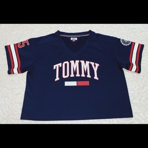 WOMEN'S Tommy Hilfiger JERSEY CROP TOP SIZE XL